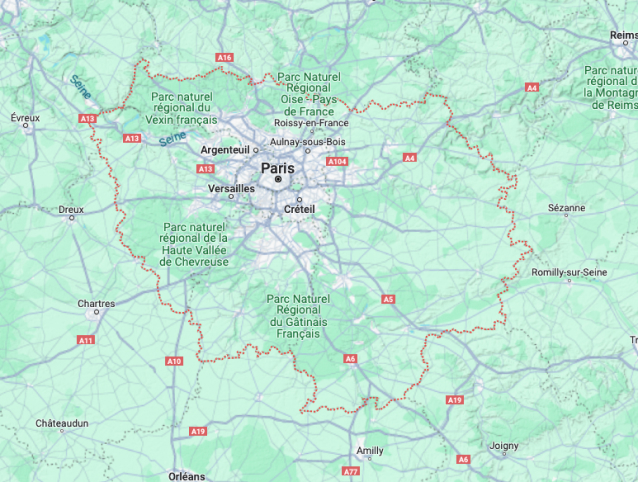 carte indiquant les zones d'intervention de MHCS